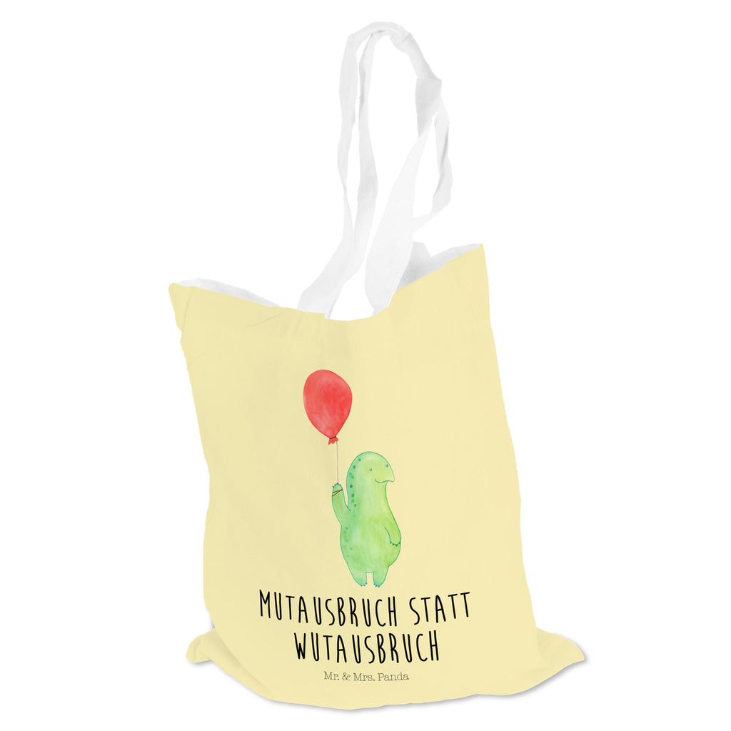 Tragetasche Schildkröte Luftballon Beuteltasche, Beutel, Einkaufstasche, Jutebeutel, Stoffbeutel, Schildkröte, Schildkröten, Mutausbruch, Motivation, Motivationsspruch