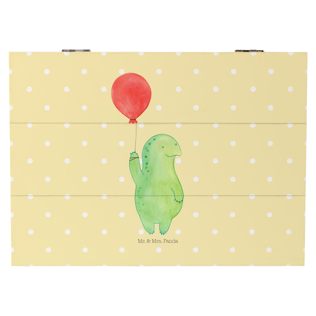 Holzkiste Schildkröte Luftballon Holzkiste, Kiste, Schatzkiste, Truhe, Schatulle, XXL, Erinnerungsbox, Erinnerungskiste, Dekokiste, Aufbewahrungsbox, Schildkröte, Schildkröten, Mutausbruch, Motivation, Motivationsspruch