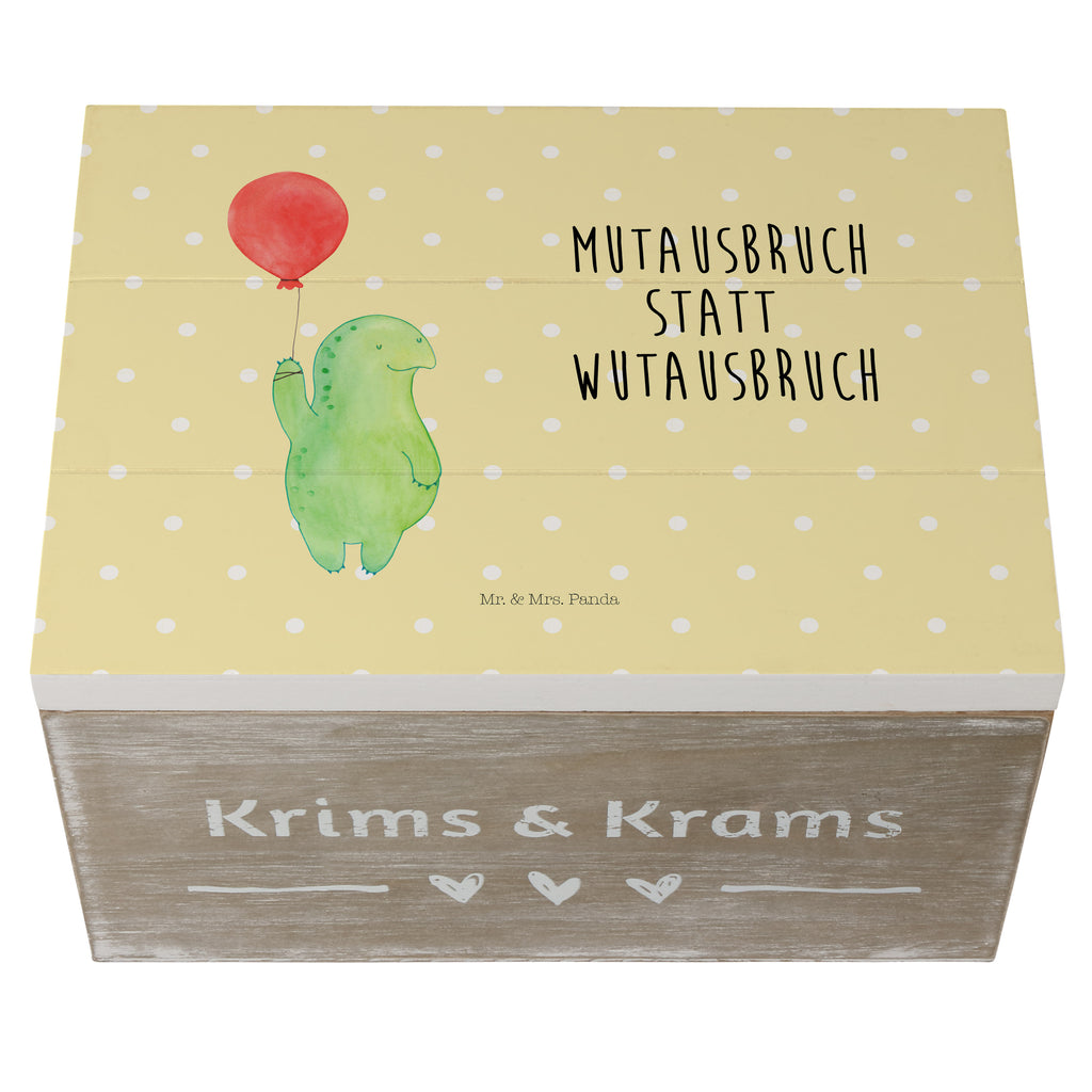 Holzkiste Schildkröte Luftballon Holzkiste, Kiste, Schatzkiste, Truhe, Schatulle, XXL, Erinnerungsbox, Erinnerungskiste, Dekokiste, Aufbewahrungsbox, Schildkröte, Schildkröten, Mutausbruch, Motivation, Motivationsspruch