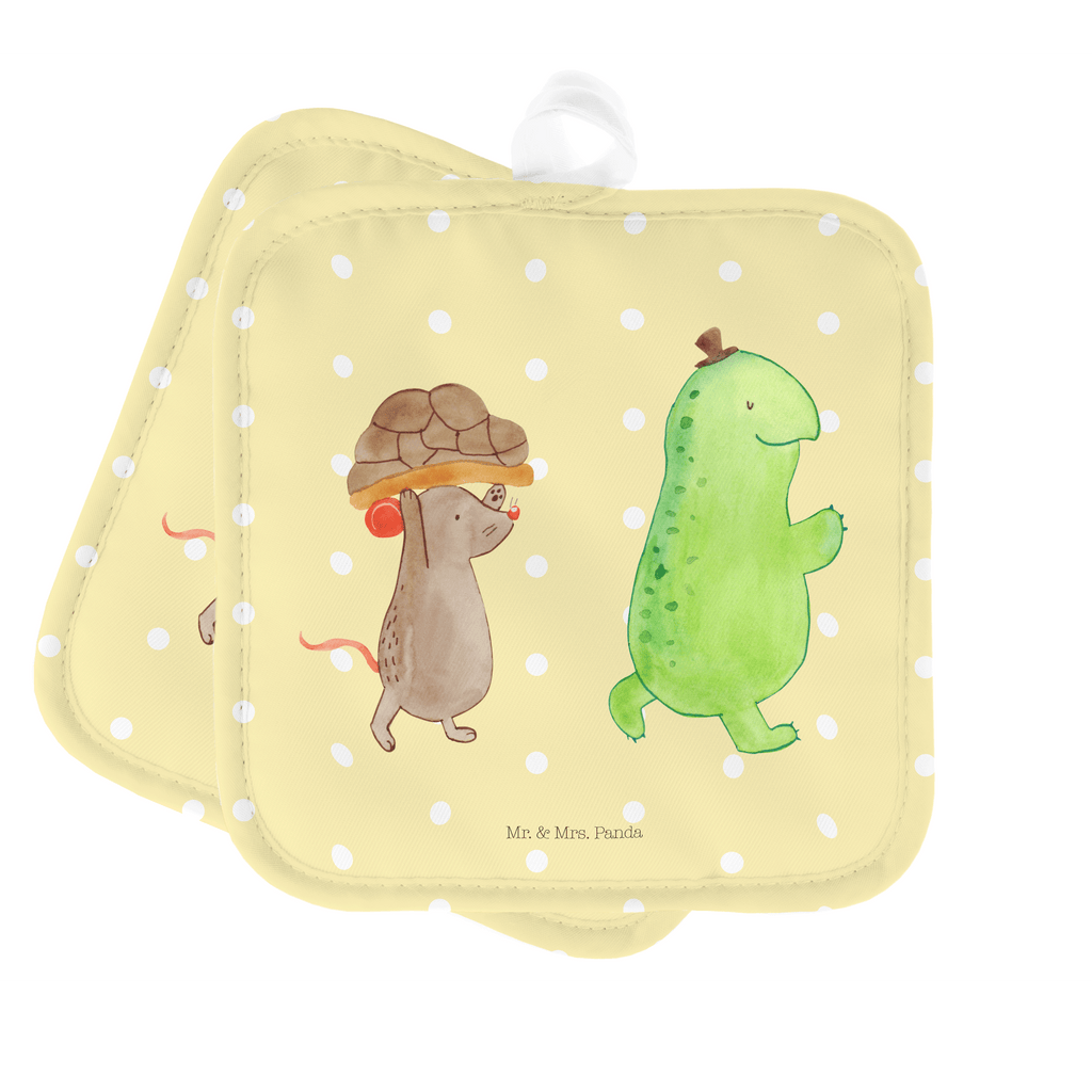 2er Set Topflappen  Schildkröte & Maus Topflappen, Topfuntersetzer, Ofenhandschuh, Topflappen Set, Topflappen lustig, Topflappen mit Spruch, Schildkröte, Maus, Freunde, Freundinnen, beste Freunde, beste Freundinnen