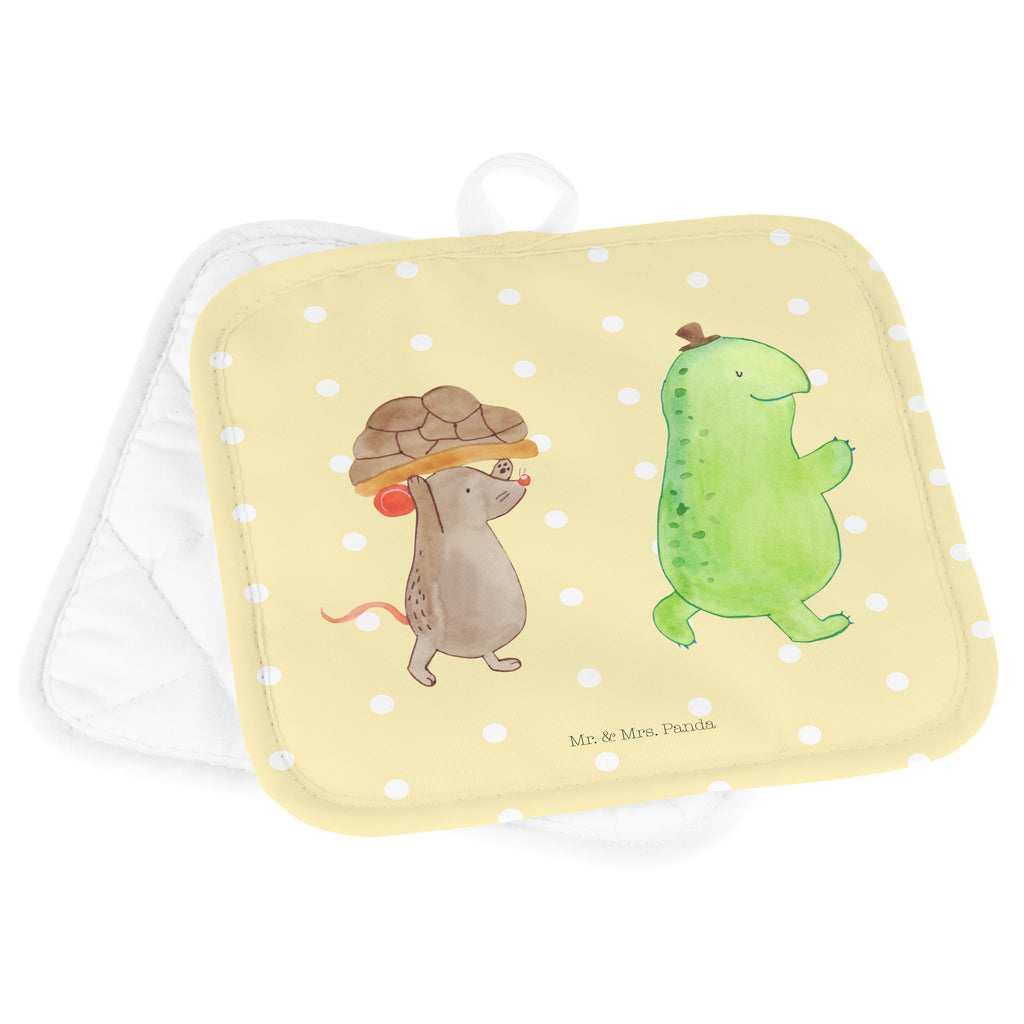 2er Set Topflappen  Schildkröte & Maus Topflappen, Topfuntersetzer, Ofenhandschuh, Topflappen Set, Topflappen lustig, Topflappen mit Spruch, Schildkröte, Maus, Freunde, Freundinnen, beste Freunde, beste Freundinnen