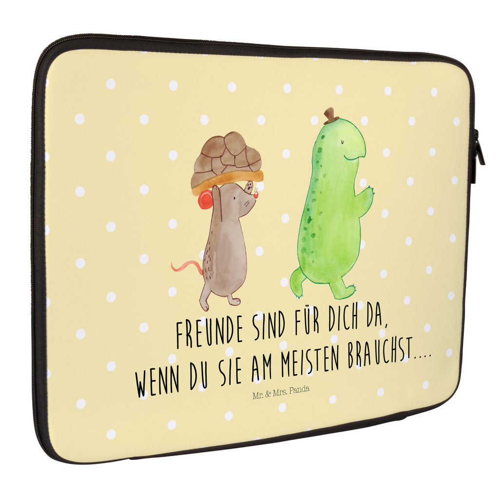 20 x 28 Notebook Tasche  Schildkröte & Maus Notebook Tasche, Laptop, Computertasche, Tasche, Schildkröte, Maus, Freunde, Freundinnen, beste Freunde, beste Freundinnen