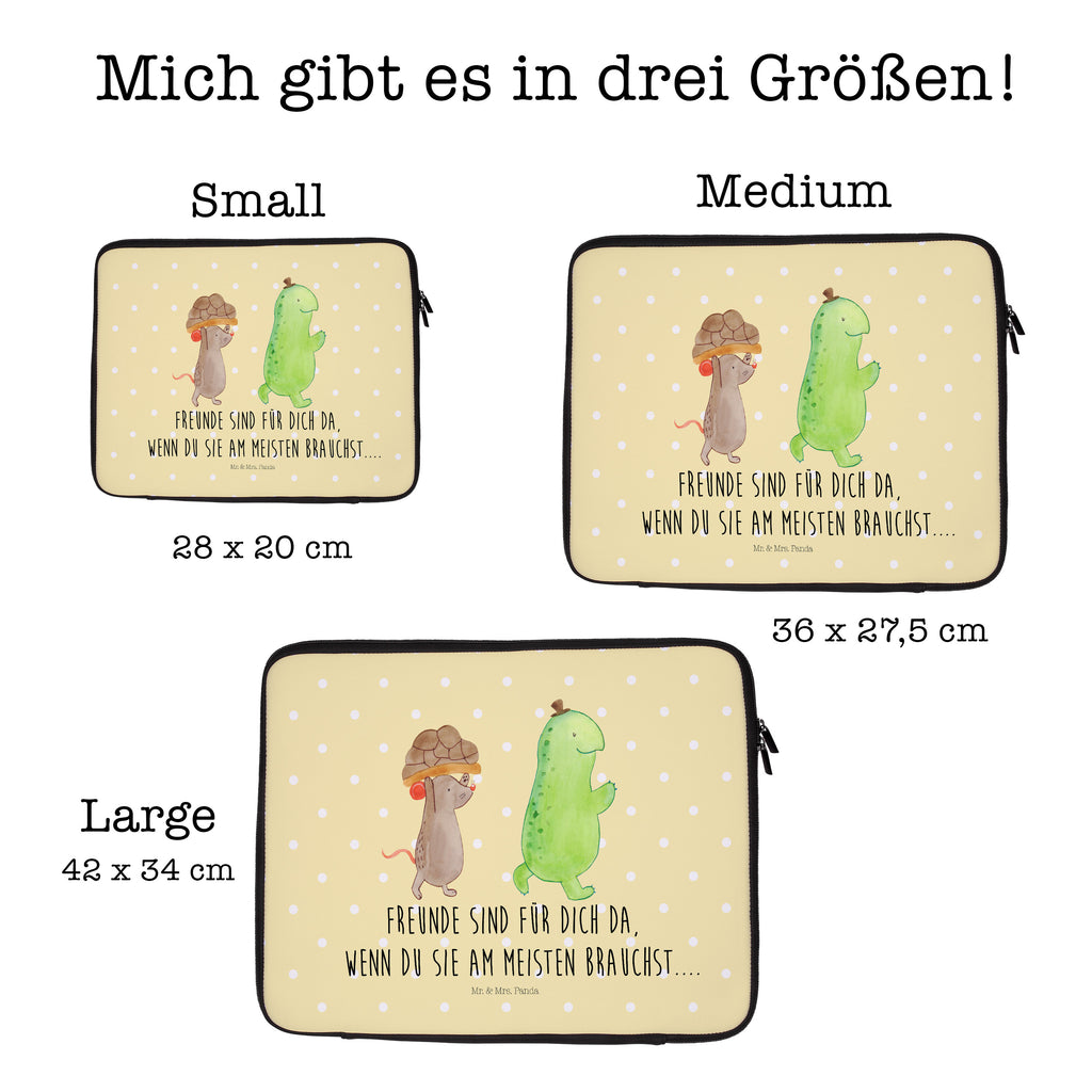 20 x 28 Notebook Tasche  Schildkröte & Maus Notebook Tasche, Laptop, Computertasche, Tasche, Schildkröte, Maus, Freunde, Freundinnen, beste Freunde, beste Freundinnen