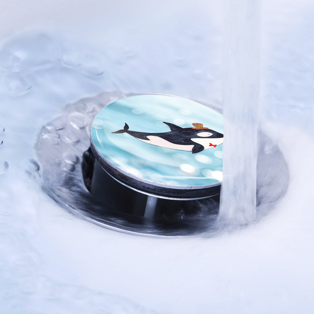 Waschbecken Stöpsel Orca Zylinder Abflussstöpsel, Stöpsel, Waschbecken, Ablaufgarnitur, Waschbecken Stopfen, Meerestiere, Meer, Urlaub, Narwal, Glitter, Konfetti, Glitzer, Geburtstag, Feier, Fete, Fest, Glückwunsch, Orca
