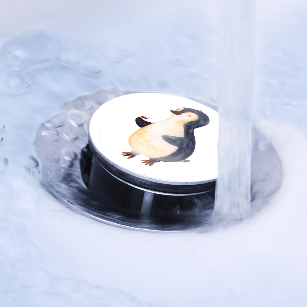 Waschbecken Stöpsel Pinguin Marienkäfer Abflussstöpsel, Stöpsel, Waschbecken, Ablaufgarnitur, Waschbecken Stopfen, Pinguin, Pinguine, Marienkäfer, Liebe, Wunder, Glück, Freude, Lebensfreude