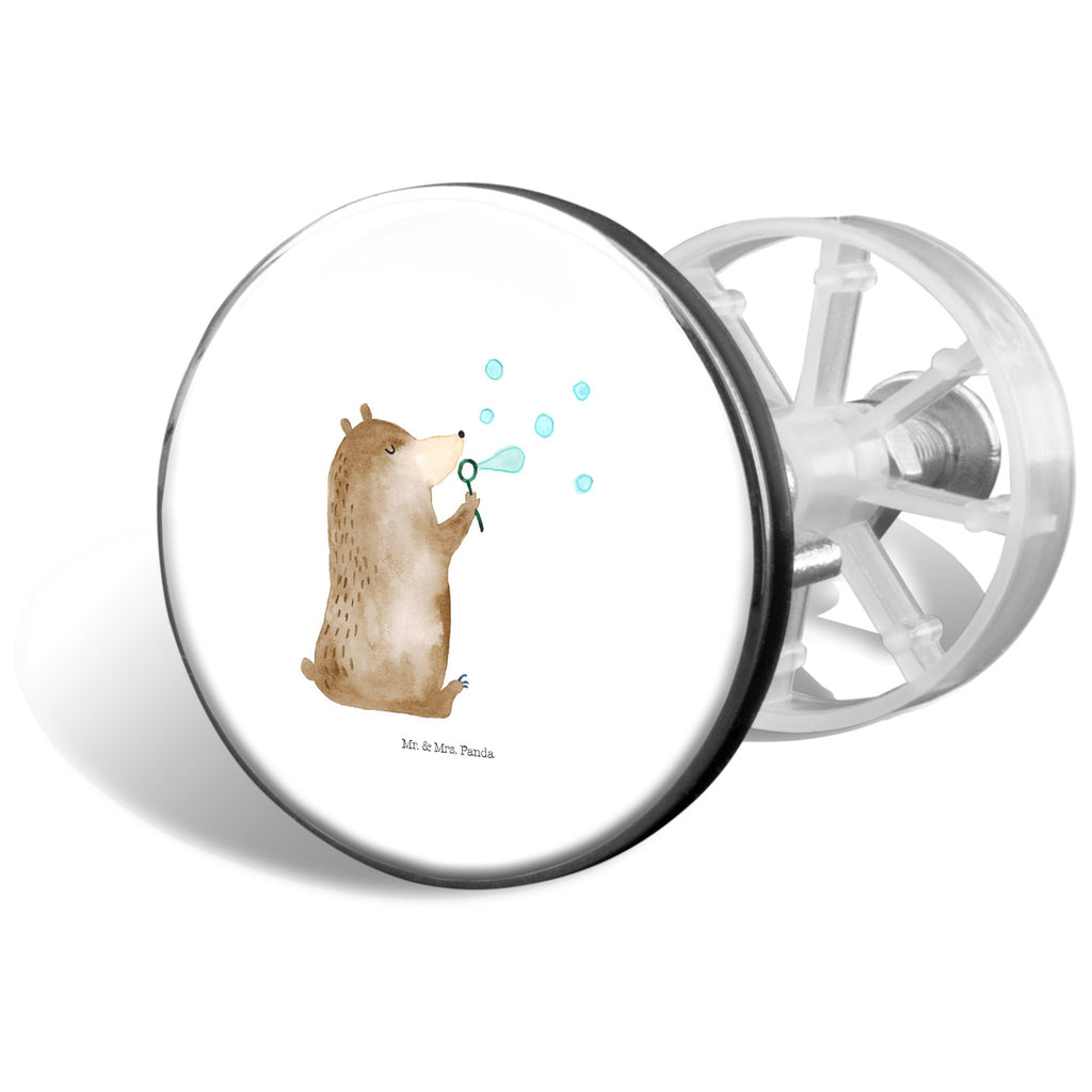 Waschbecken Stöpsel Bär Seifenblasen Abflussstöpsel, Stöpsel, Waschbecken, Ablaufgarnitur, Waschbecken Stopfen, Bär, Teddy, Teddybär, Seifenblasen Bär Lustig Sein Glücklich Traurig Happy