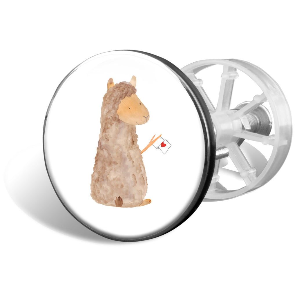 Waschbecken Stöpsel Alpaka Fahne Abflussstöpsel, Stöpsel, Waschbecken, Ablaufgarnitur, Waschbecken Stopfen, Alpaka, Lama, Alpakas, Lamas, Liebe