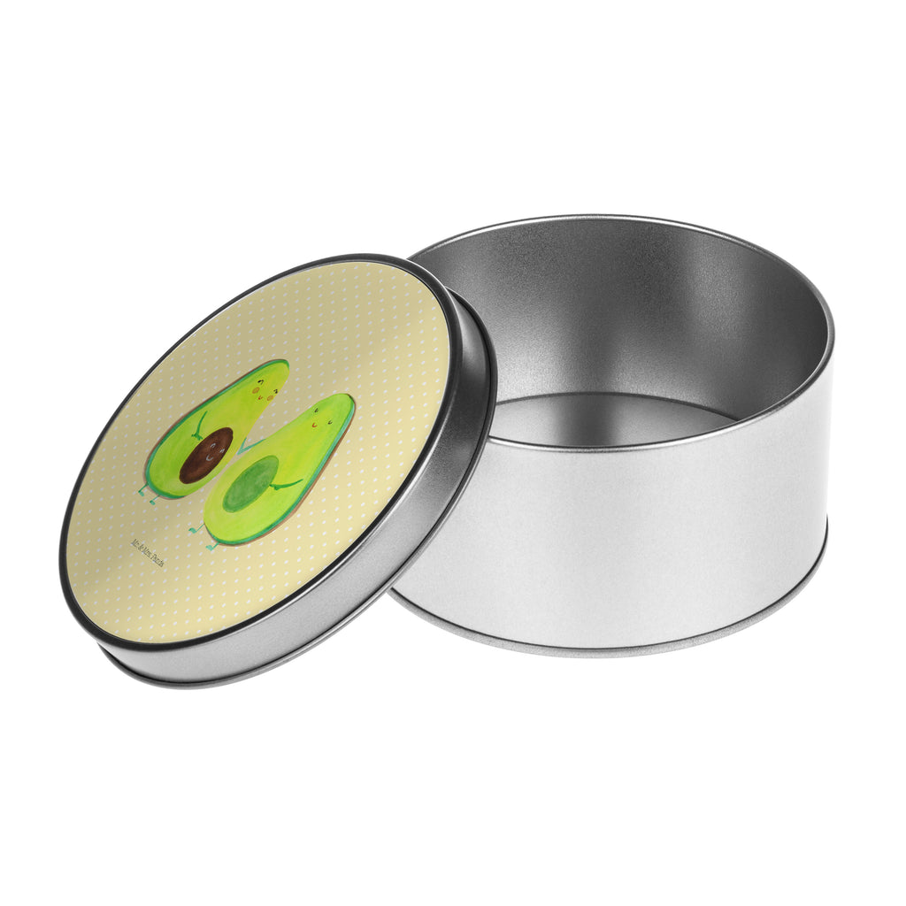 Blechdose rund Avocado Pärchen Metalldose, Keksdose, Dose, Vorratsdose, Geschenkbox, Avocado, Veggie, Vegan, Gesund, Avocuddle, Liebe, Schwangerschaft, Familie, Babyshower, Babyparty, Hochzeit, Kinder, Avocados, Geburt