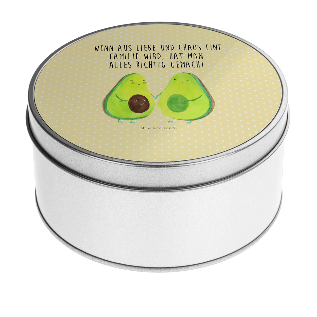 Blechdose rund Avocado Pärchen Metalldose, Keksdose, Dose, Vorratsdose, Geschenkbox, Avocado, Veggie, Vegan, Gesund, Avocuddle, Liebe, Schwangerschaft, Familie, Babyshower, Babyparty, Hochzeit, Kinder, Avocados, Geburt