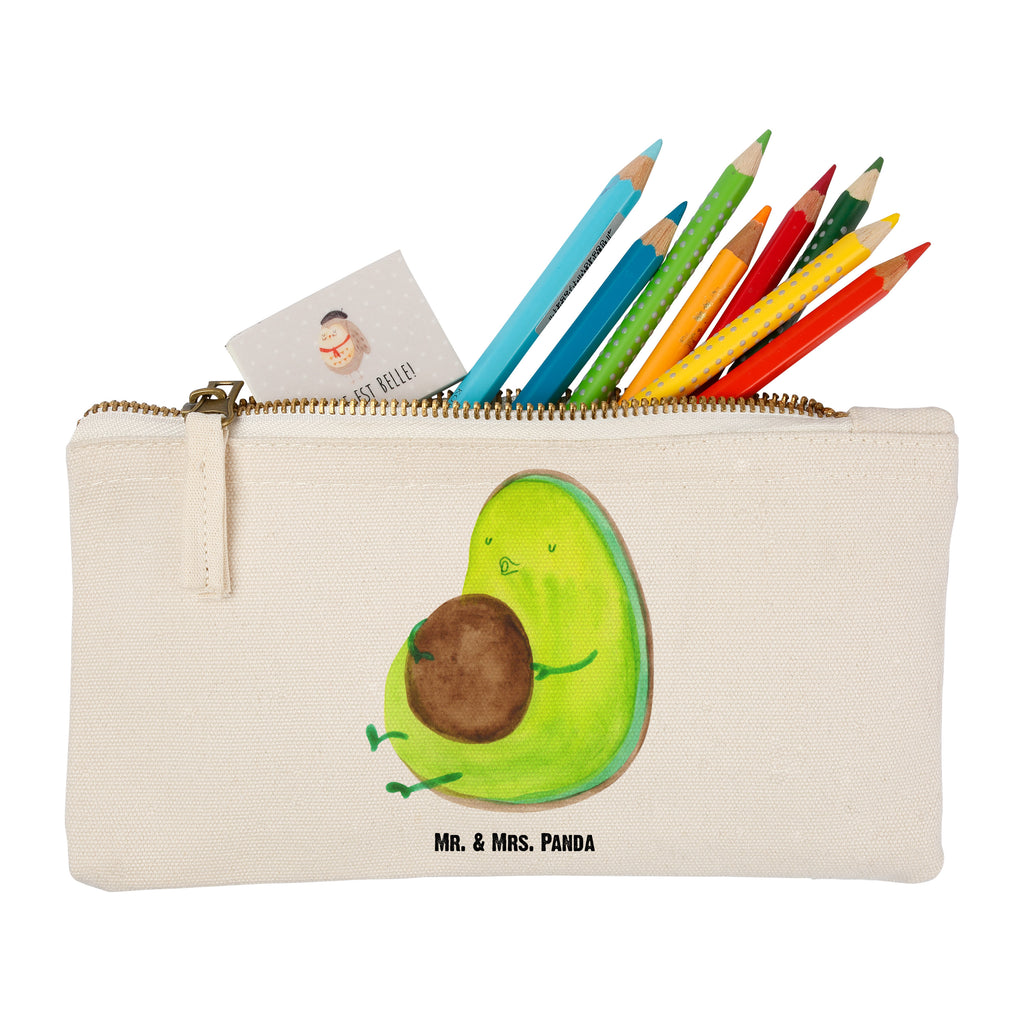Schminktasche Avocado pfeift Schminktasche, Kosmetiktasche, Kosmetikbeutel, Stiftemäppchen, Etui, Federmappe, Makeup, XXL, Schminketui, Kosmetiketui, Schlamperetui, Avocado, Veggie, Vegan, Gesund, Diät, Abnehmen, Ernährung, dick sein, Pummelfee