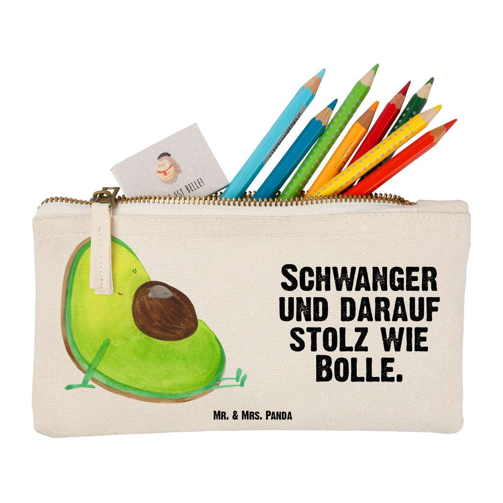 Schminktasche Avocado schwanger Schminktasche, Kosmetiktasche, Kosmetikbeutel, Stiftemäppchen, Etui, Federmappe, Makeup, XXL, Schminketui, Kosmetiketui, Schlamperetui, Avocado, Veggie, Vegan, Gesund, schwanger, Schwangerschaft, Babyparty, Babyshower