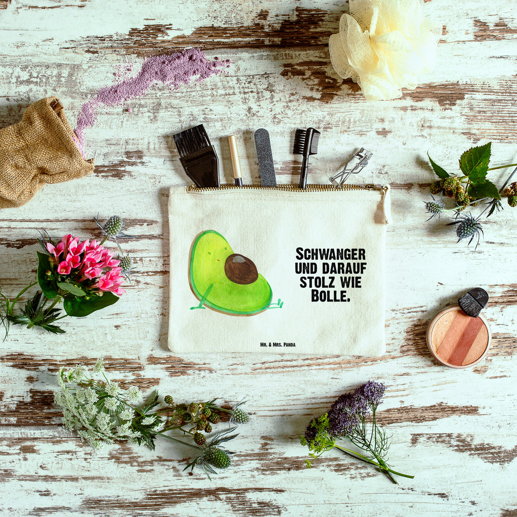 Schminktasche Avocado schwanger Schminktasche, Kosmetiktasche, Kosmetikbeutel, Stiftemäppchen, Etui, Federmappe, Makeup, XXL, Schminketui, Kosmetiketui, Schlamperetui, Avocado, Veggie, Vegan, Gesund, schwanger, Schwangerschaft, Babyparty, Babyshower
