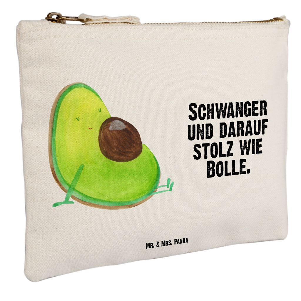 Schminktasche Avocado schwanger Schminktasche, Kosmetiktasche, Kosmetikbeutel, Stiftemäppchen, Etui, Federmappe, Makeup, XXL, Schminketui, Kosmetiketui, Schlamperetui, Avocado, Veggie, Vegan, Gesund, schwanger, Schwangerschaft, Babyparty, Babyshower