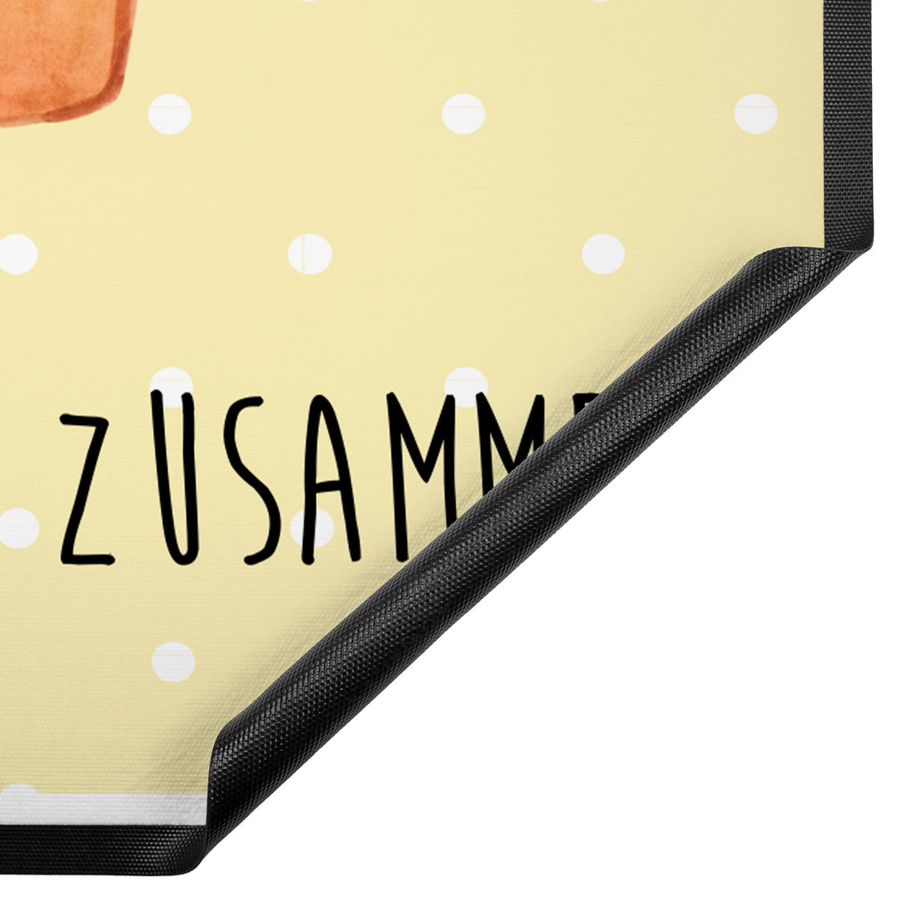 Fußmatte Avocado + Toast Avocado, Toast, Toastbrot, Liebespaar, Pärchen, Freund, Freundin, Verlobt, Verlobungsparty, Hochzeit, Hochzeitsgeschenk, Jahrestag, Jahrestagsgeschenk, Türvorleger, Schmutzmatte, Fußabtreter, Matte, Schmutzfänger, Fußabstreifer, Schmutzfangmatte, Türmatte, Motivfußmatte,  Haustürmatte, Vorleger  Avocado, Veggie, Vegan, Gesund