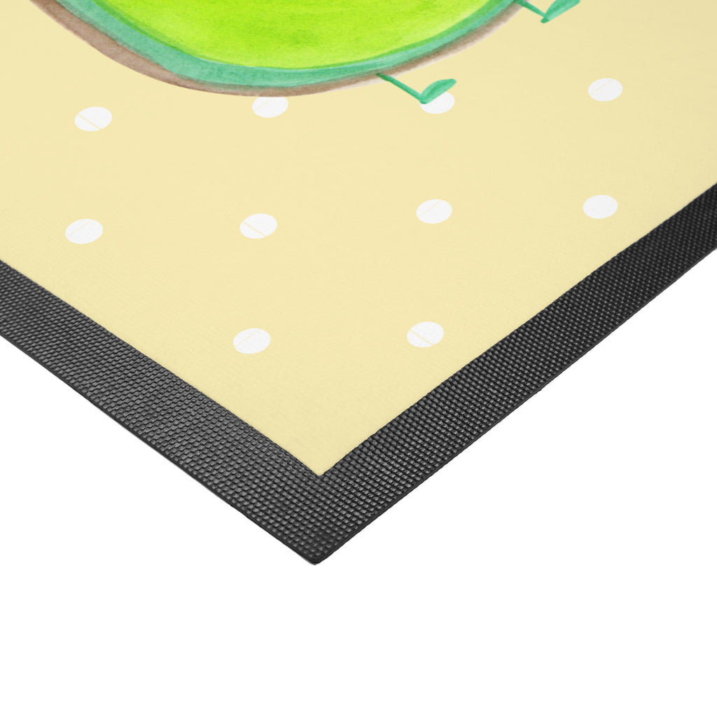 Fußmatte Avocado + Toast Avocado, Toast, Toastbrot, Liebespaar, Pärchen, Freund, Freundin, Verlobt, Verlobungsparty, Hochzeit, Hochzeitsgeschenk, Jahrestag, Jahrestagsgeschenk, Türvorleger, Schmutzmatte, Fußabtreter, Matte, Schmutzfänger, Fußabstreifer, Schmutzfangmatte, Türmatte, Motivfußmatte,  Haustürmatte, Vorleger  Avocado, Veggie, Vegan, Gesund