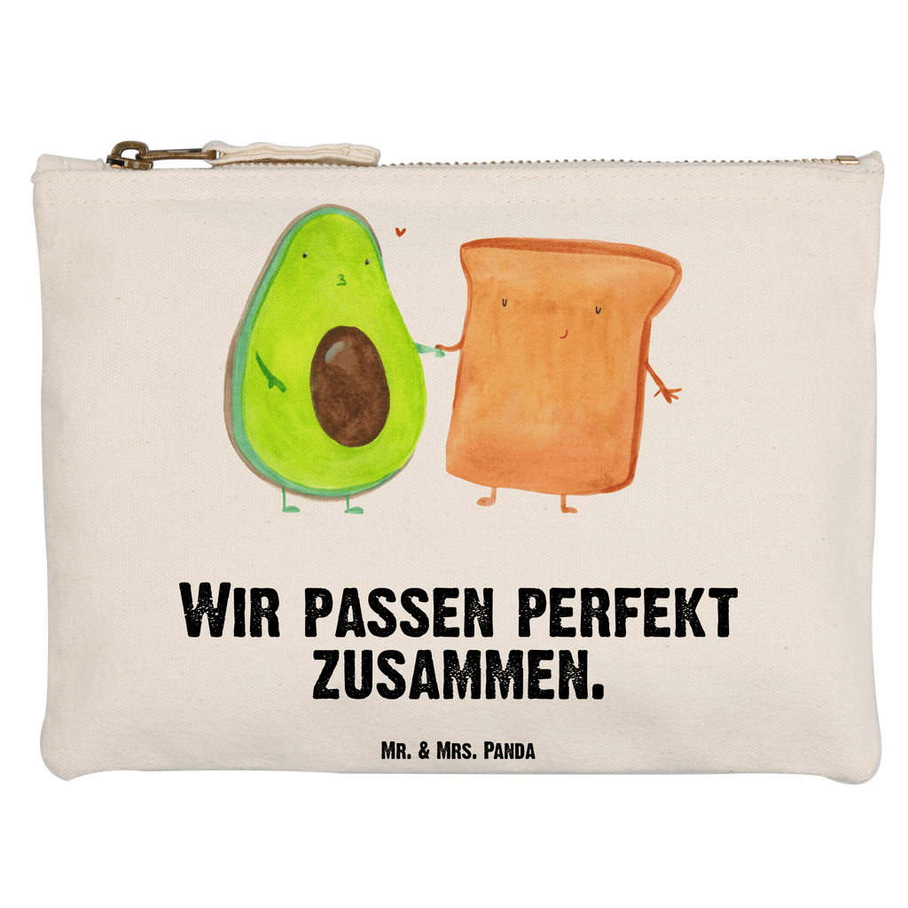 Schminktasche Avocado + Toast Schminktasche, Kosmetiktasche, Kosmetikbeutel, Stiftemäppchen, Etui, Federmappe, Makeup, XXL, Schminketui, Kosmetiketui, Schlamperetui, Avocado, Veggie, Vegan, Gesund, Toast, Toastbrot, Liebespaar, Pärchen, Freund, Freundin, Verlobt, Verlobungsparty, Hochzeit, Hochzeitsgeschenk, Jahrestag, Jahrestagsgeschenk