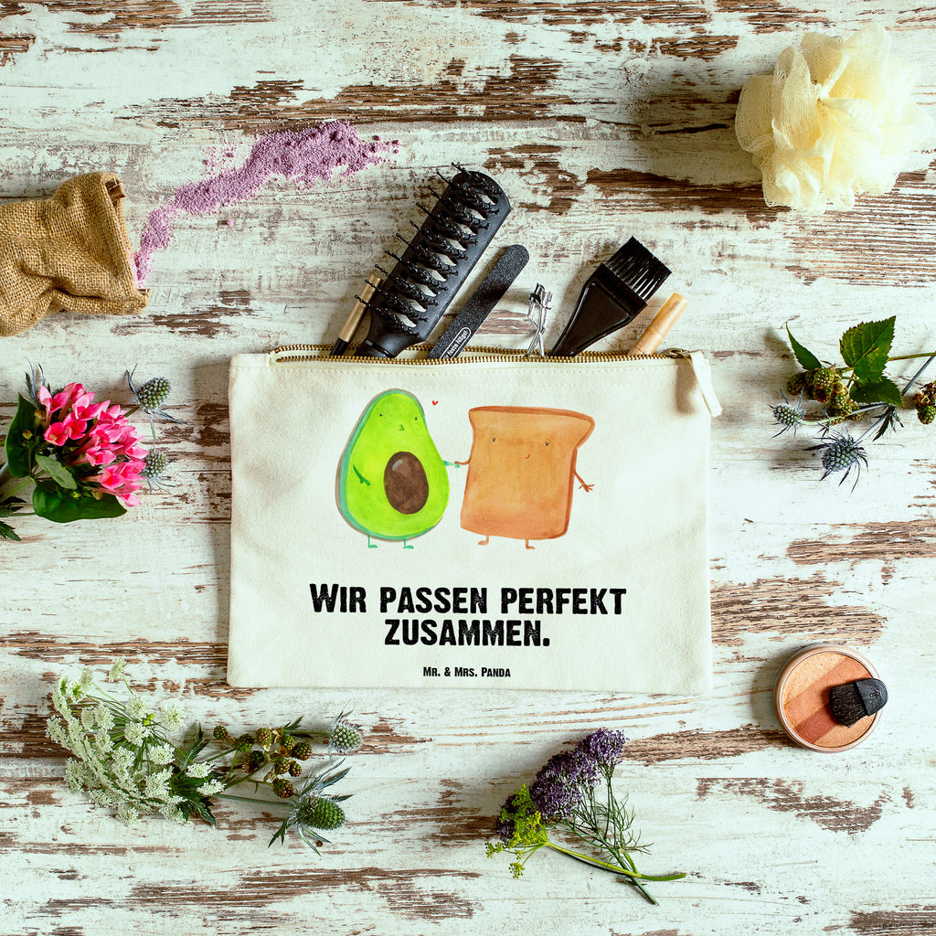 Schminktasche Avocado + Toast Schminktasche, Kosmetiktasche, Kosmetikbeutel, Stiftemäppchen, Etui, Federmappe, Makeup, XXL, Schminketui, Kosmetiketui, Schlamperetui, Avocado, Veggie, Vegan, Gesund, Toast, Toastbrot, Liebespaar, Pärchen, Freund, Freundin, Verlobt, Verlobungsparty, Hochzeit, Hochzeitsgeschenk, Jahrestag, Jahrestagsgeschenk