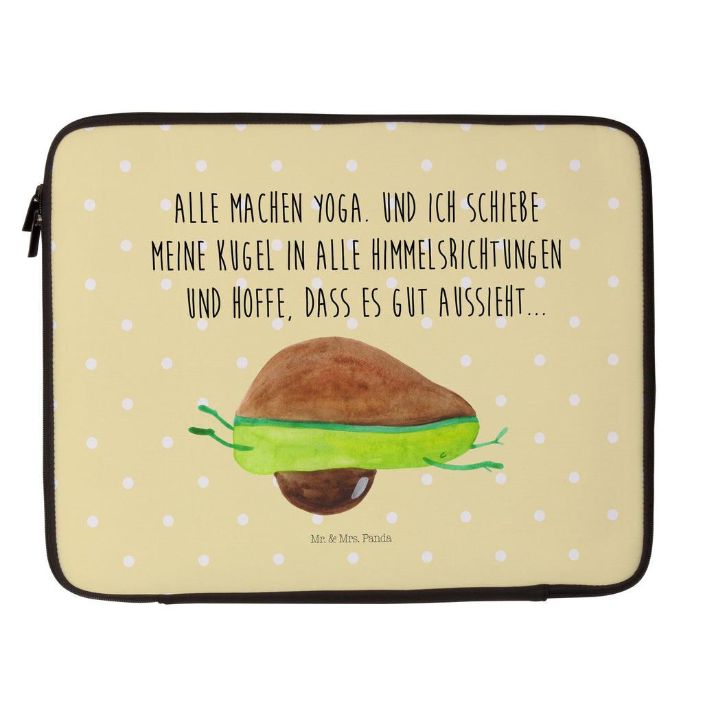 20 x 28 Notebook Tasche  Avocado Yoga Notebook Tasche, Laptop, Computertasche, Tasche, Avocado, Veggie, Vegan, Gesund, Avocado Yoga Vegan