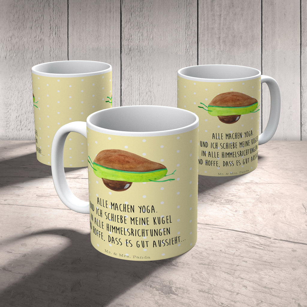 Tasse Avocado Yoga Avocado Yoga Vegan Becher, Kaffeetasse, Kaffeebecher, Tee, Frühstück, Büro  Avocado, Veggie, Vegan, Gesund