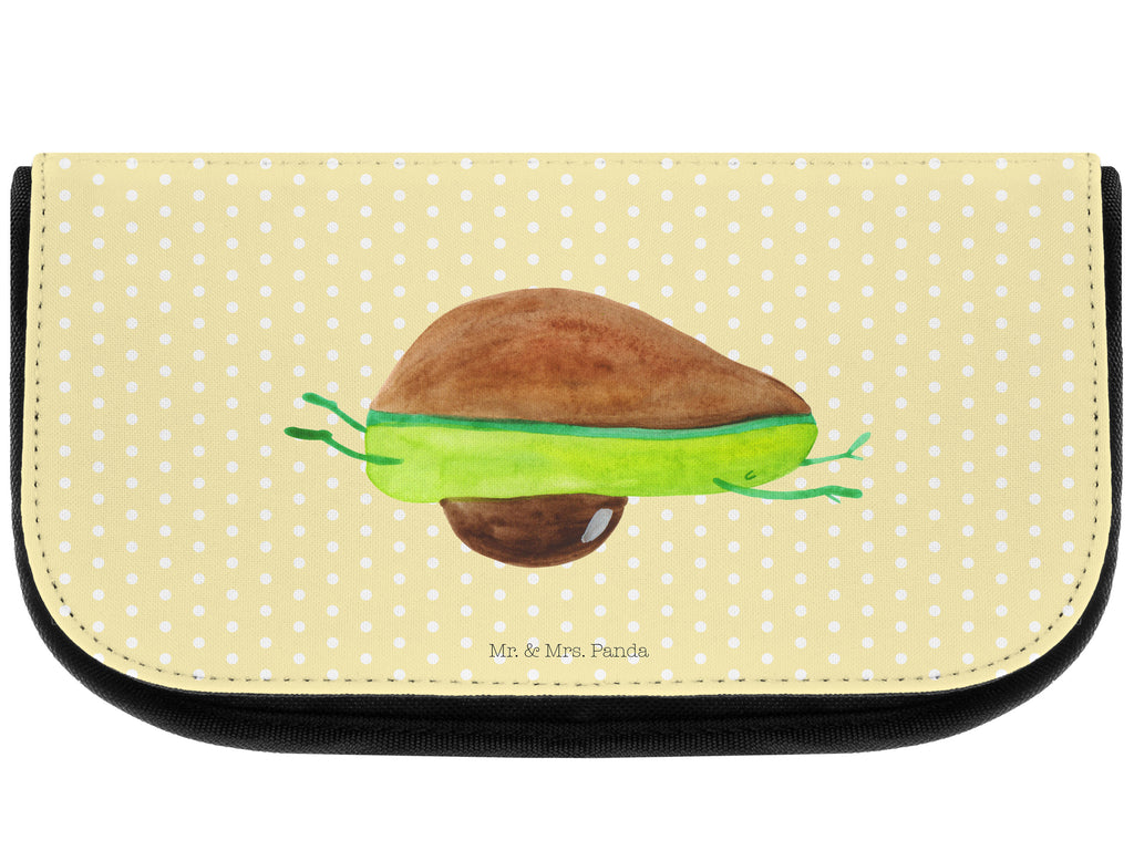 Kosmetiktasche Avocado Yoga Kosmetikbeutel, Kulturtasche, Kulturbeutel, Schminktasche, Make-Up Tasche, Avocado, Veggie, Vegan, Gesund, Avocado Yoga Vegan