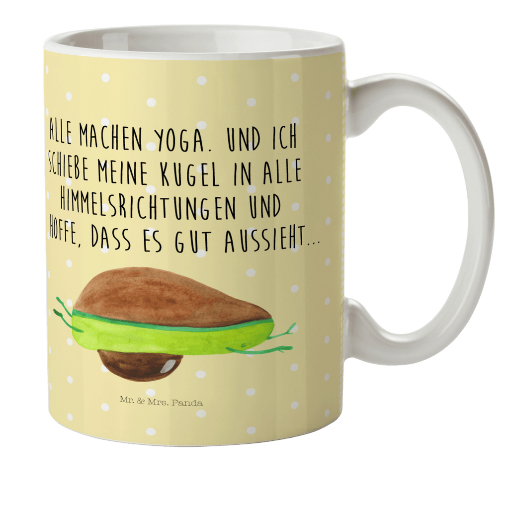 Kindertasse Avocado Yoga Kunststoff Tasse, Kindergarten, Tasse, Trinkbecher, Camping Becher, Kaffeetasse, Kunststoffbecher, Kindergartenbecher, Outdoorgeschirr, Kunststoffgeschirr, Reisebecher, Reisetasse, Kinderbecher, Avocado, Veggie, Vegan, Gesund, Avocado Yoga Vegan