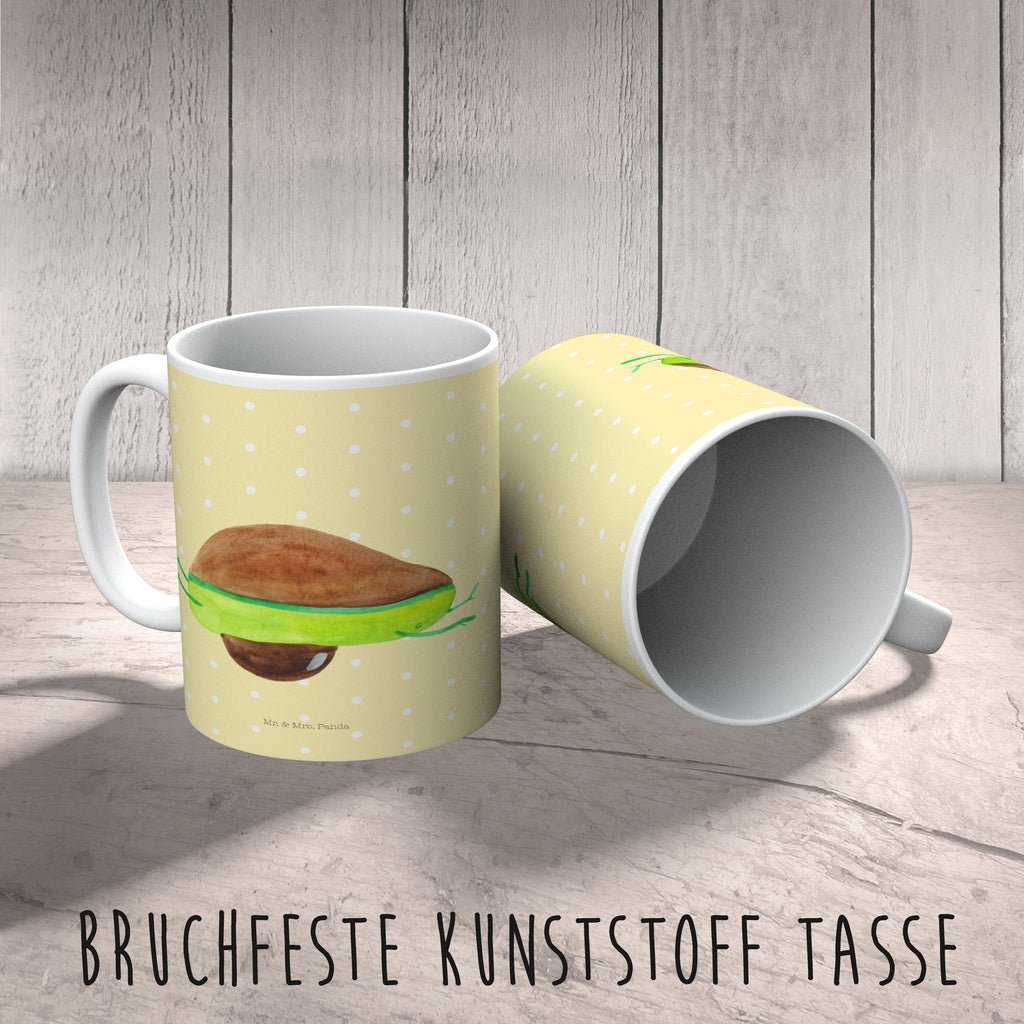 Kindertasse Avocado Yoga Kunststoff Tasse, Kindergarten, Tasse, Trinkbecher, Camping Becher, Kaffeetasse, Kunststoffbecher, Kindergartenbecher, Outdoorgeschirr, Kunststoffgeschirr, Reisebecher, Reisetasse, Kinderbecher, Avocado, Veggie, Vegan, Gesund, Avocado Yoga Vegan