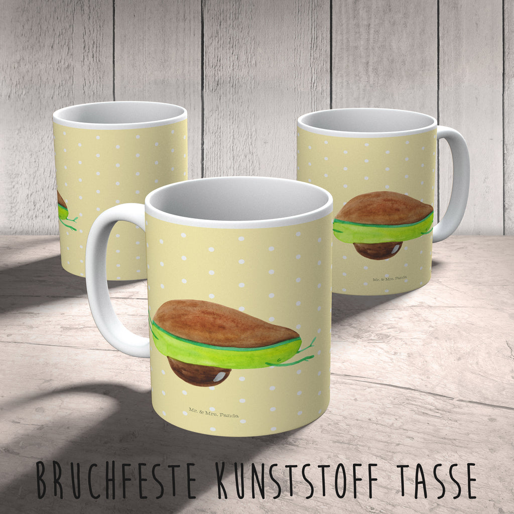 Kindertasse Avocado Yoga Kunststoff Tasse, Kindergarten, Tasse, Trinkbecher, Camping Becher, Kaffeetasse, Kunststoffbecher, Kindergartenbecher, Outdoorgeschirr, Kunststoffgeschirr, Reisebecher, Reisetasse, Kinderbecher, Avocado, Veggie, Vegan, Gesund, Avocado Yoga Vegan