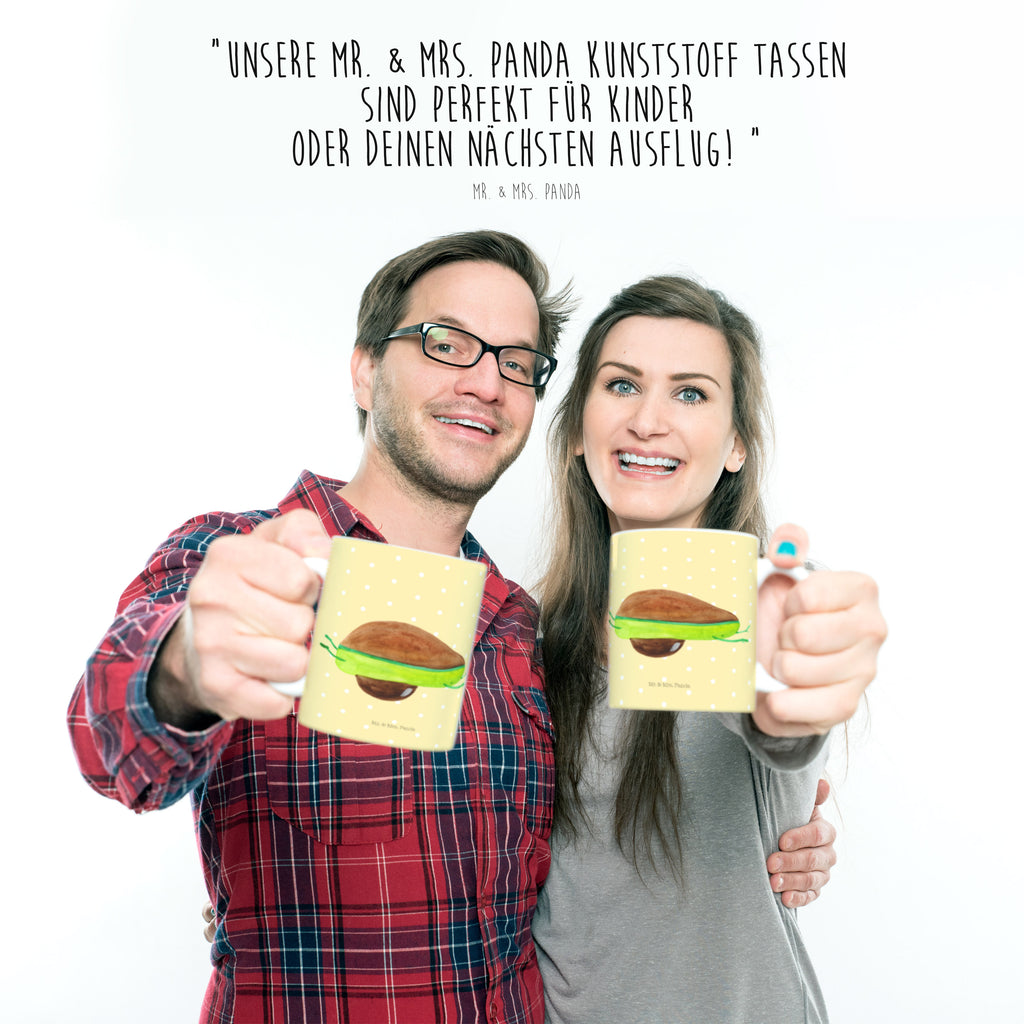 Kindertasse Avocado Yoga Kunststoff Tasse, Kindergarten, Tasse, Trinkbecher, Camping Becher, Kaffeetasse, Kunststoffbecher, Kindergartenbecher, Outdoorgeschirr, Kunststoffgeschirr, Reisebecher, Reisetasse, Kinderbecher, Avocado, Veggie, Vegan, Gesund, Avocado Yoga Vegan