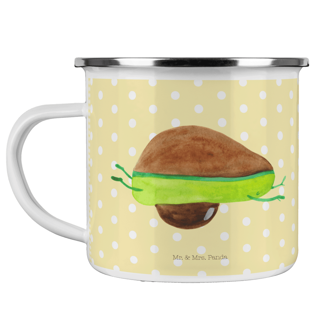 Camping Emaille Tasse Avocado Yoga Campingtasse, Trinkbecher, Metalltasse, Outdoor Tasse, Emaille Trinkbecher, Blechtasse Outdoor, Emaille Campingbecher, Edelstahl Trinkbecher, Metalltasse für Camping, Kaffee Blechtasse, Camping Tasse Metall, Avocado, Veggie, Vegan, Gesund, Avocado Yoga Vegan