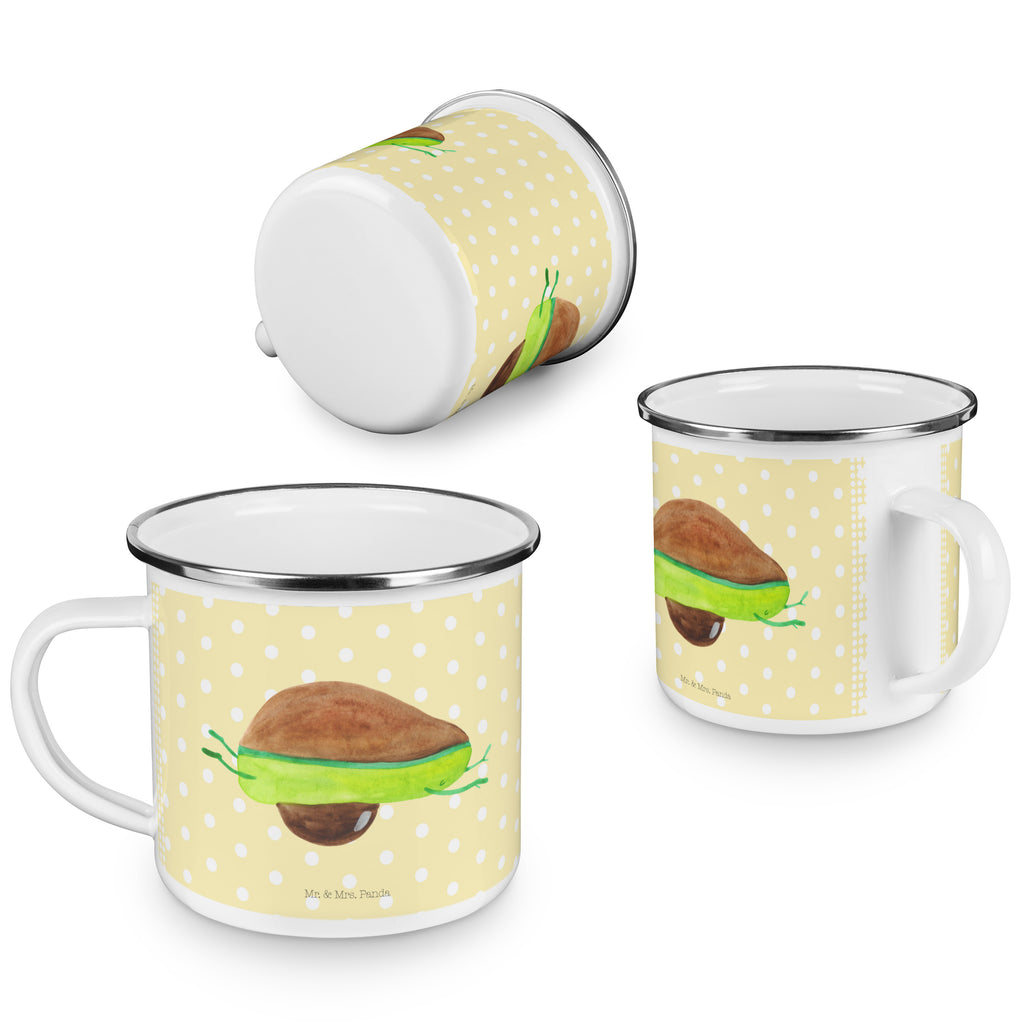 Camping Emaille Tasse Avocado Yoga Campingtasse, Trinkbecher, Metalltasse, Outdoor Tasse, Emaille Trinkbecher, Blechtasse Outdoor, Emaille Campingbecher, Edelstahl Trinkbecher, Metalltasse für Camping, Kaffee Blechtasse, Camping Tasse Metall, Avocado, Veggie, Vegan, Gesund, Avocado Yoga Vegan