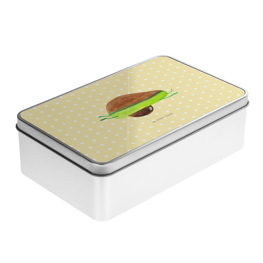 Metalldose rechteckig Avocado Yoga Blechdose, Metalldose, Blechbox, Container, Keksdose, Vorratsdose, Vorratsbox, Döschen, Versperbox, Vesperdose, Aufbewahrungsdose, Aufbewahrungsbox, Aluminiumdose, Dose, Avocado, Veggie, Vegan, Gesund, Avocado Yoga Vegan
