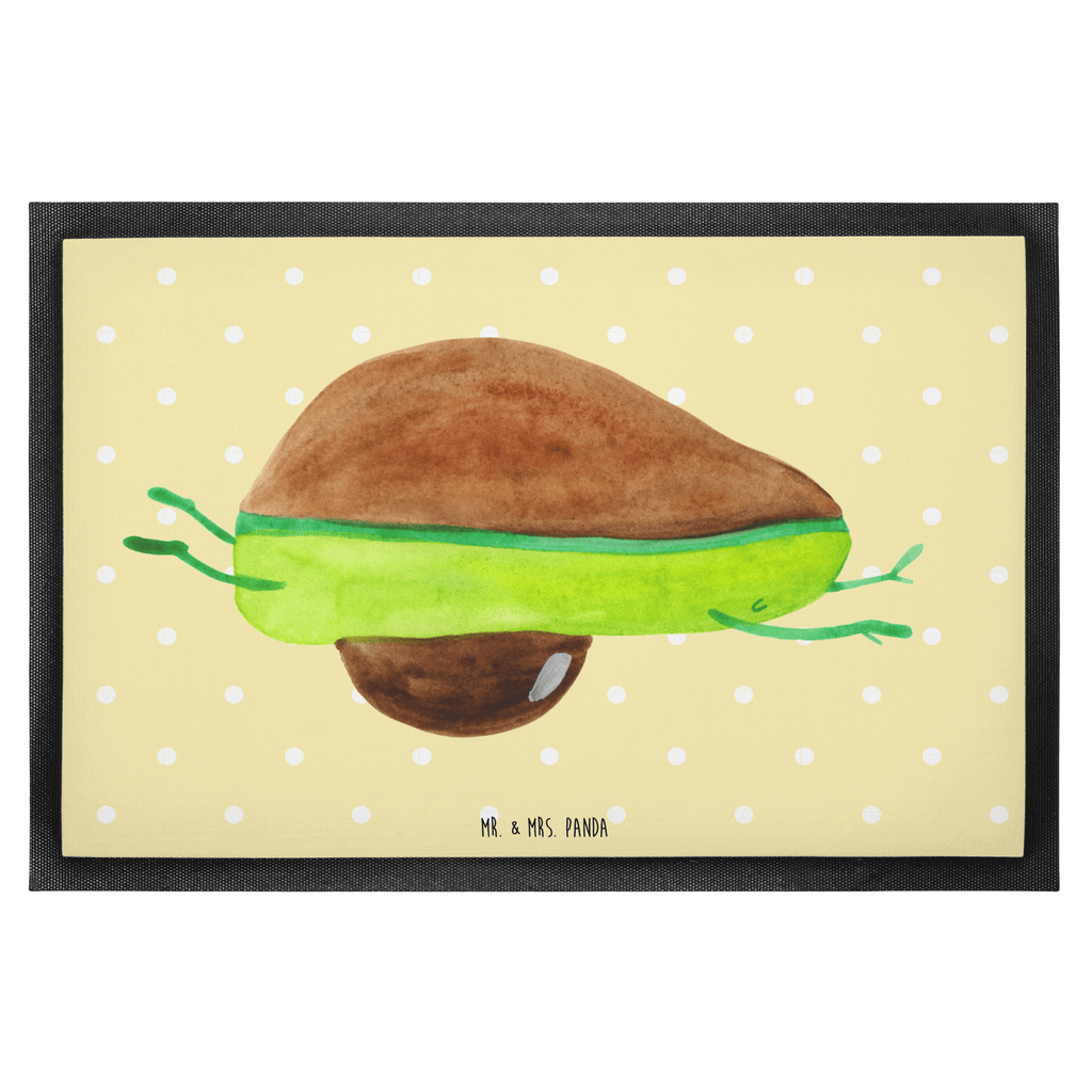 Fußmatte Avocado Yoga Avocado Yoga Vegan Türvorleger, Schmutzmatte, Fußabtreter, Matte, Schmutzfänger, Fußabstreifer, Schmutzfangmatte, Türmatte, Motivfußmatte,  Haustürmatte, Vorleger  Avocado, Veggie, Vegan, Gesund