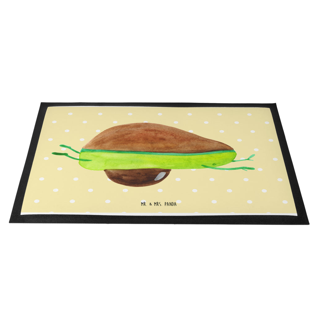 Fußmatte Avocado Yoga Avocado Yoga Vegan Türvorleger, Schmutzmatte, Fußabtreter, Matte, Schmutzfänger, Fußabstreifer, Schmutzfangmatte, Türmatte, Motivfußmatte,  Haustürmatte, Vorleger  Avocado, Veggie, Vegan, Gesund