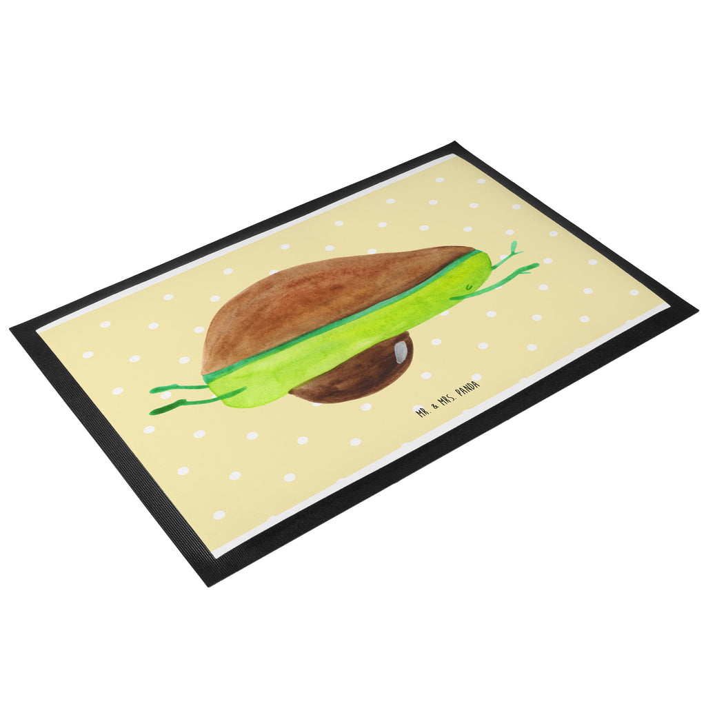 Fußmatte Avocado Yoga Avocado Yoga Vegan Türvorleger, Schmutzmatte, Fußabtreter, Matte, Schmutzfänger, Fußabstreifer, Schmutzfangmatte, Türmatte, Motivfußmatte,  Haustürmatte, Vorleger  Avocado, Veggie, Vegan, Gesund