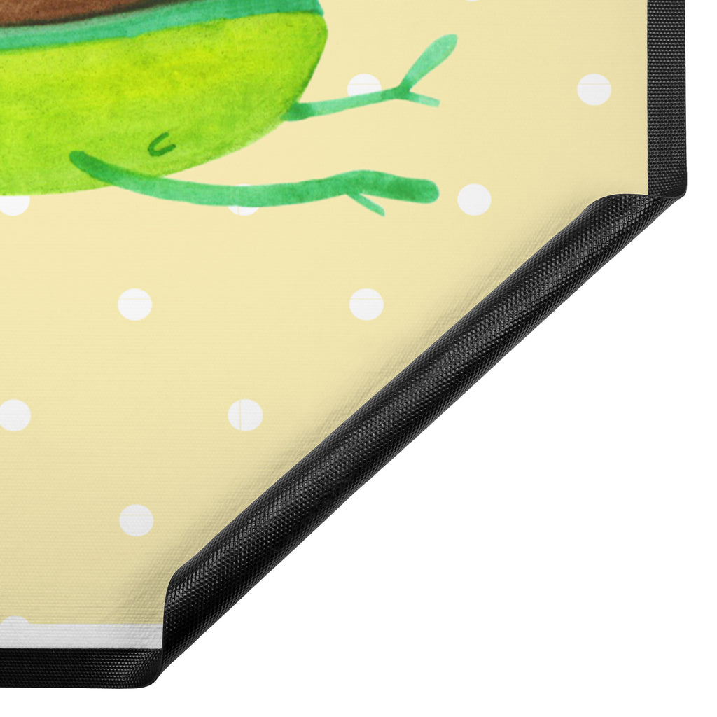 Fußmatte Avocado Yoga Avocado Yoga Vegan Türvorleger, Schmutzmatte, Fußabtreter, Matte, Schmutzfänger, Fußabstreifer, Schmutzfangmatte, Türmatte, Motivfußmatte,  Haustürmatte, Vorleger  Avocado, Veggie, Vegan, Gesund