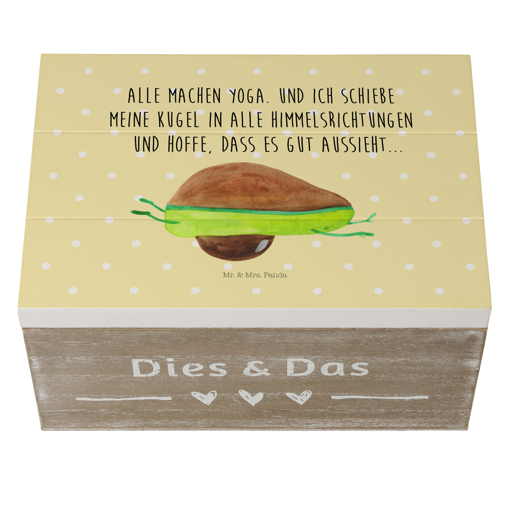 Holzkiste Avocado Yoga Holzkiste, Kiste, Schatzkiste, Truhe, Schatulle, XXL, Erinnerungsbox, Erinnerungskiste, Dekokiste, Aufbewahrungsbox, Avocado, Veggie, Vegan, Gesund, Avocado Yoga Vegan