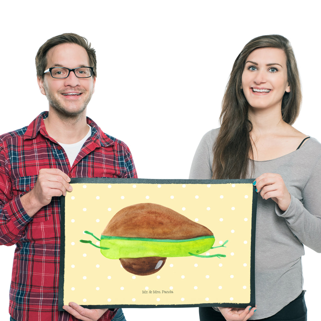 Fußmatte Avocado Yoga Avocado Yoga Vegan Türvorleger, Schmutzmatte, Fußabtreter, Matte, Schmutzfänger, Fußabstreifer, Schmutzfangmatte, Türmatte, Motivfußmatte,  Haustürmatte, Vorleger  Avocado, Veggie, Vegan, Gesund