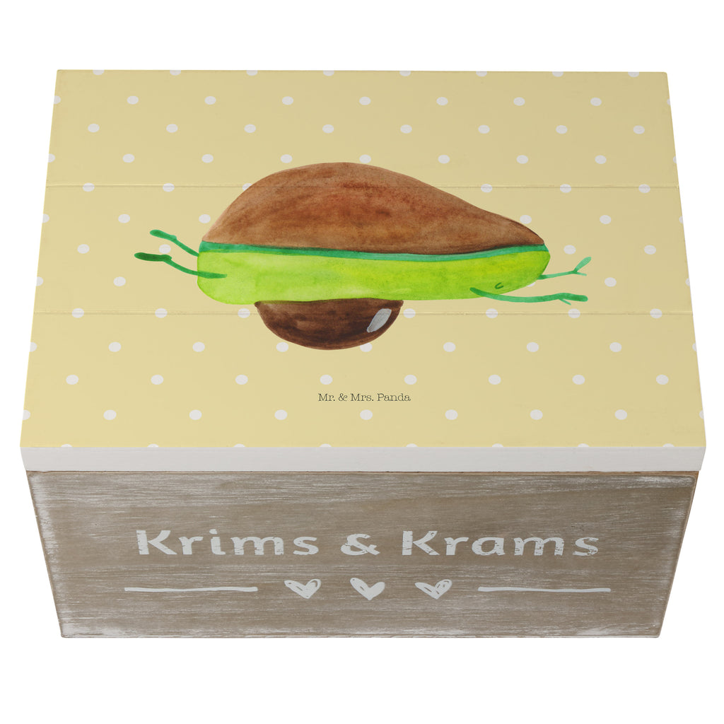 Holzkiste Avocado Yoga Holzkiste, Kiste, Schatzkiste, Truhe, Schatulle, XXL, Erinnerungsbox, Erinnerungskiste, Dekokiste, Aufbewahrungsbox, Avocado, Veggie, Vegan, Gesund, Avocado Yoga Vegan