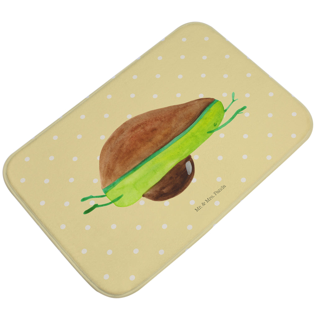 Badvorleger Avocado Yoga Badematte, Badteppich, Duschvorleger, Badezimmerteppich, Badezimmermatte, Badvorleger, Duschmatte, Duschteppich, Avocado, Veggie, Vegan, Gesund, Avocado Yoga Vegan