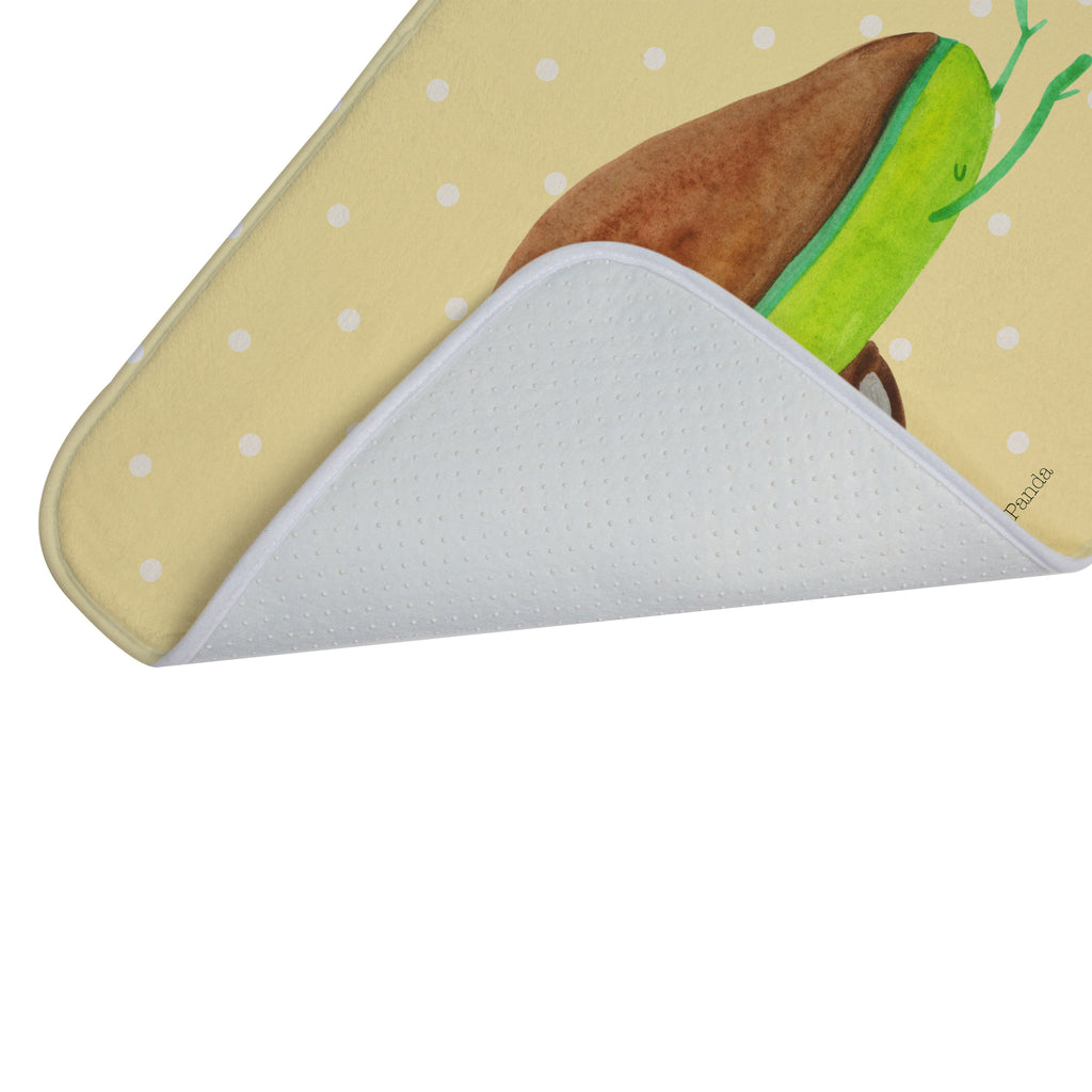 Badvorleger Avocado Yoga Badematte, Badteppich, Duschvorleger, Badezimmerteppich, Badezimmermatte, Badvorleger, Duschmatte, Duschteppich, Avocado, Veggie, Vegan, Gesund, Avocado Yoga Vegan
