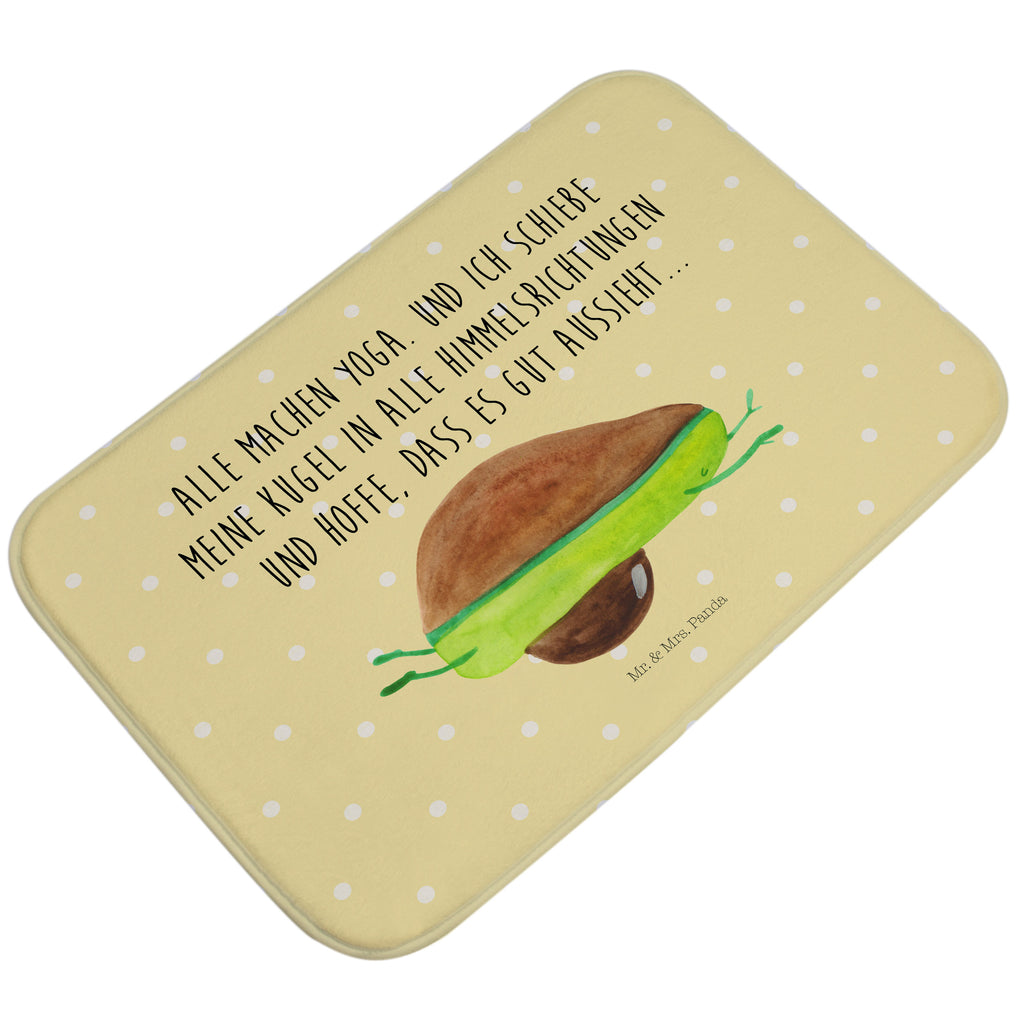 Badvorleger Avocado Yoga Badematte, Badteppich, Duschvorleger, Badezimmerteppich, Badezimmermatte, Badvorleger, Duschmatte, Duschteppich, Avocado, Veggie, Vegan, Gesund, Avocado Yoga Vegan