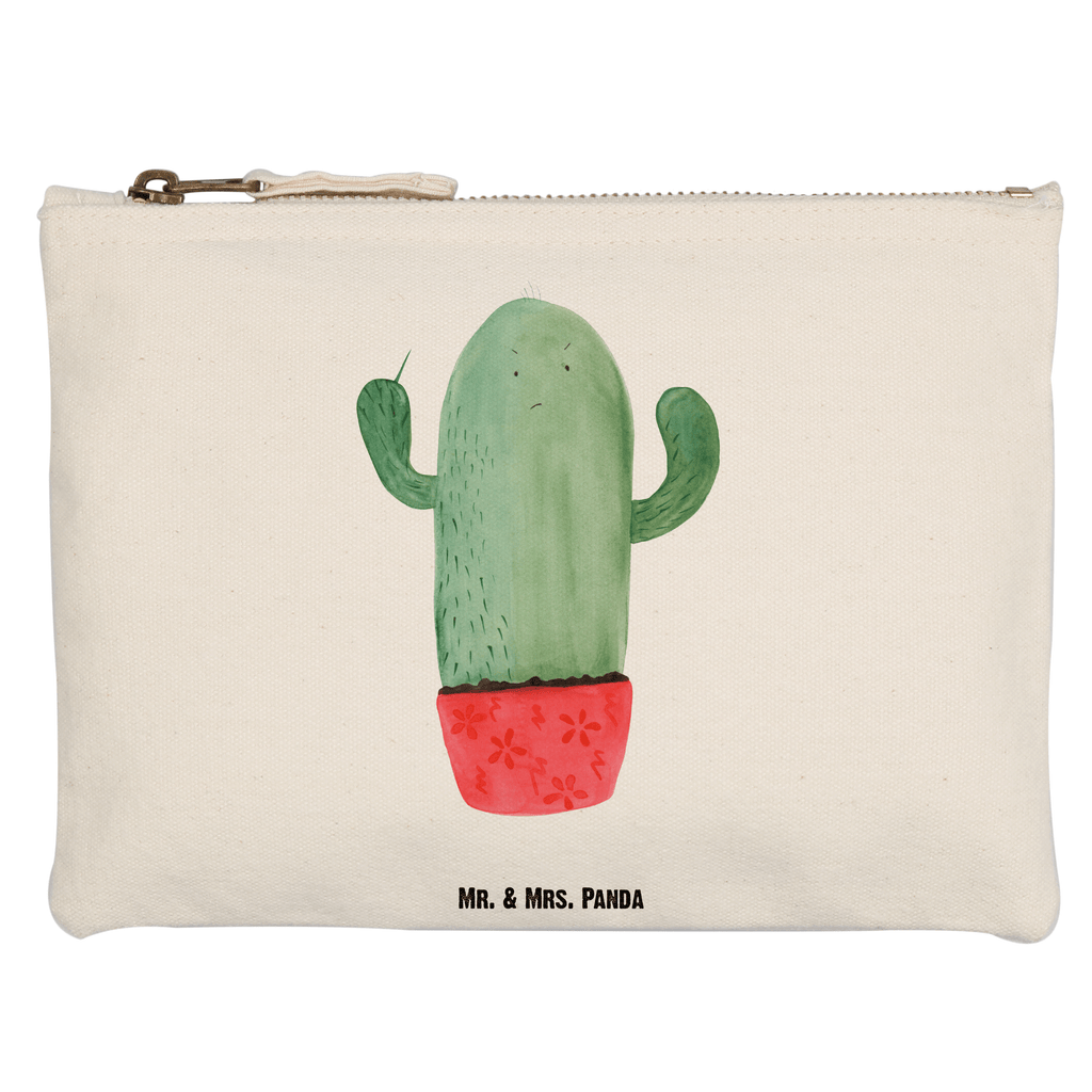 Schminktasche Kaktus wütend Schminktasche, Kosmetiktasche, Kosmetikbeutel, Stiftemäppchen, Etui, Federmappe, Makeup, XXL, Schminketui, Kosmetiketui, Schlamperetui, Kaktus, Kakteen, ärgern, Büro, Schule, Büroalltag, Chefin, Kollege, Kollegin, wütend