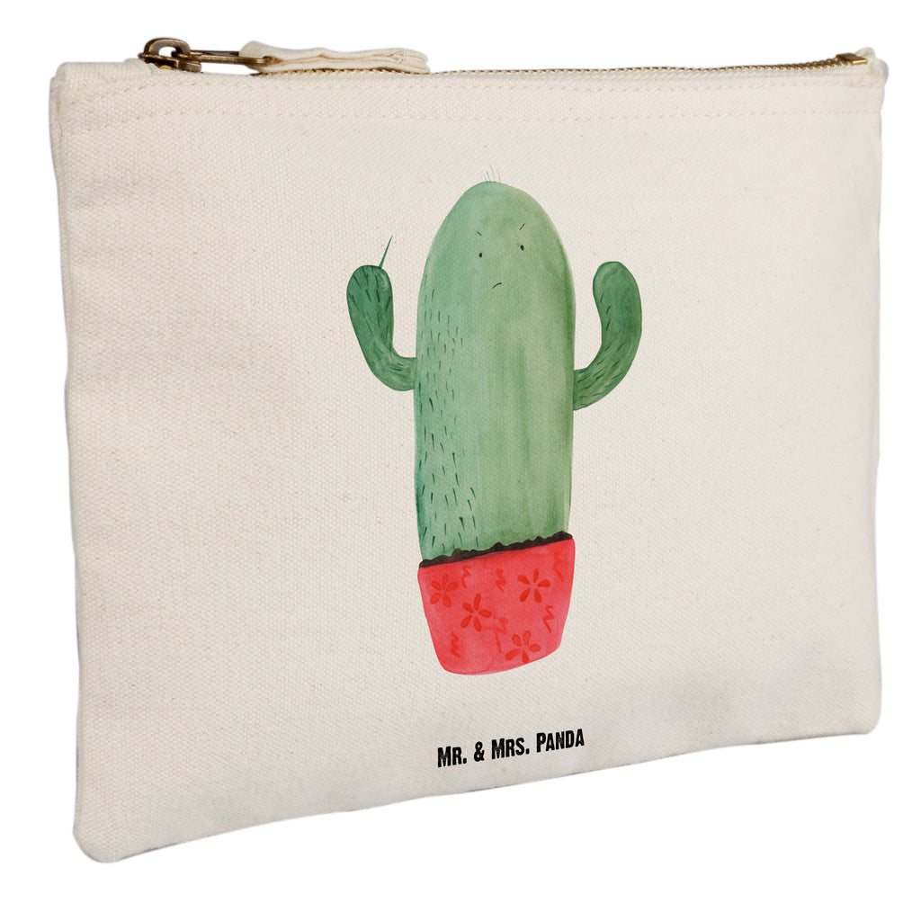 Schminktasche Kaktus wütend Schminktasche, Kosmetiktasche, Kosmetikbeutel, Stiftemäppchen, Etui, Federmappe, Makeup, XXL, Schminketui, Kosmetiketui, Schlamperetui, Kaktus, Kakteen, ärgern, Büro, Schule, Büroalltag, Chefin, Kollege, Kollegin, wütend