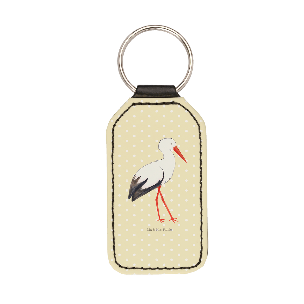 Rechteckig Schlüsselanhänger Storch Schlüsselanhänger, Anhänger, Taschenanhänger, Glücksbringer, Schutzengel, Tiermotive, Gute Laune, lustige Sprüche, Tiere, Storch, Störche, Schwangerschaft, Geburt, Mutter, Mütter, Mutter werden, Schwanger, Babybauch, Baby