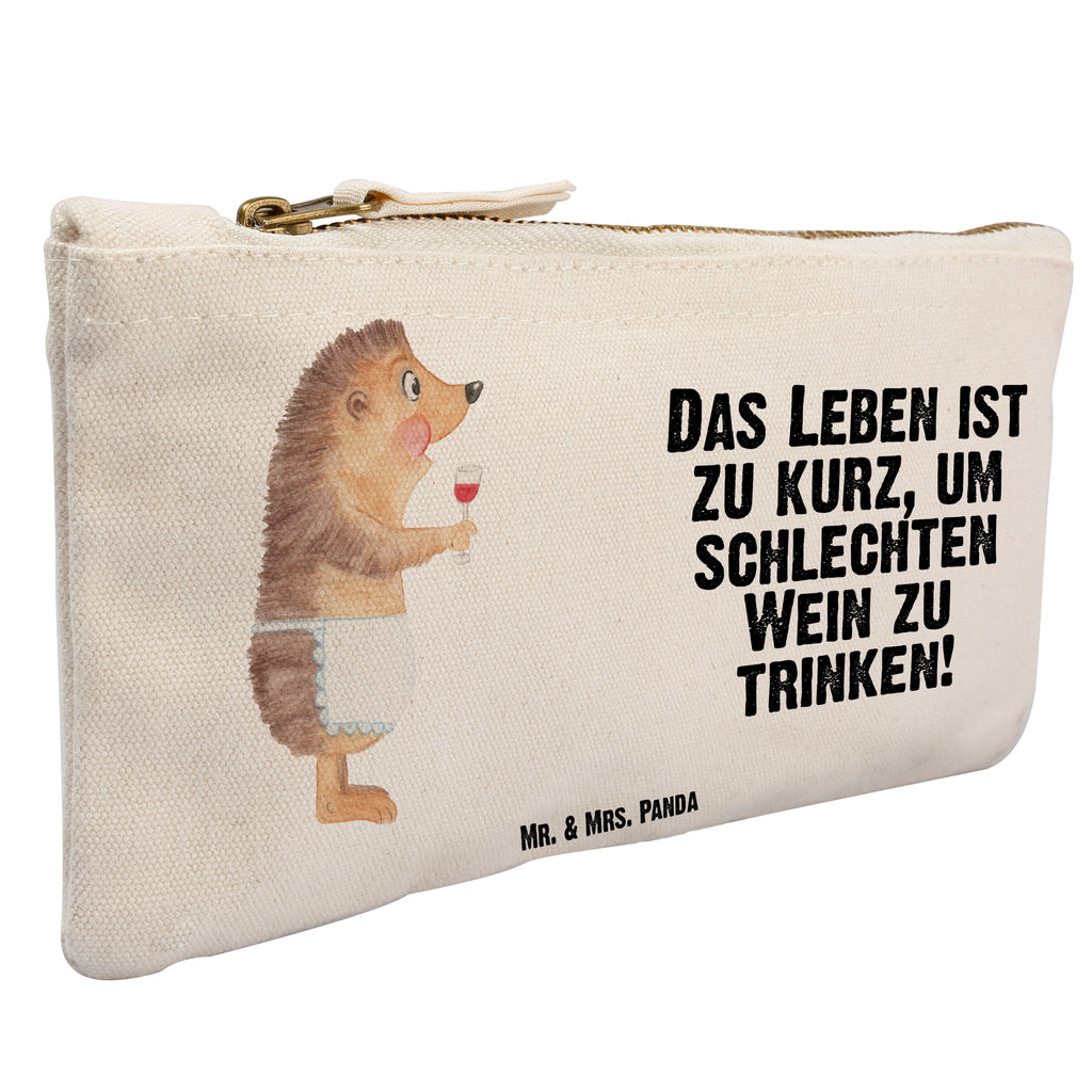 Schminktasche Igel mit Wein Schminktasche, Kosmetiktasche, Kosmetikbeutel, Stiftemäppchen, Etui, Federmappe, Makeup, XXL, Schminketui, Kosmetiketui, Schlamperetui, Tiermotive, Gute Laune, lustige Sprüche, Tiere, Wein Spruch, Igel, Geschenk Weintrinker, Geschenk Weinliebhaber, Wein Deko, Weinglas, Rotwein, Weißwein, Wein trinken