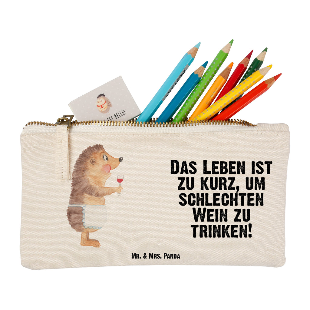 Schminktasche Igel mit Wein Schminktasche, Kosmetiktasche, Kosmetikbeutel, Stiftemäppchen, Etui, Federmappe, Makeup, XXL, Schminketui, Kosmetiketui, Schlamperetui, Tiermotive, Gute Laune, lustige Sprüche, Tiere, Wein Spruch, Igel, Geschenk Weintrinker, Geschenk Weinliebhaber, Wein Deko, Weinglas, Rotwein, Weißwein, Wein trinken
