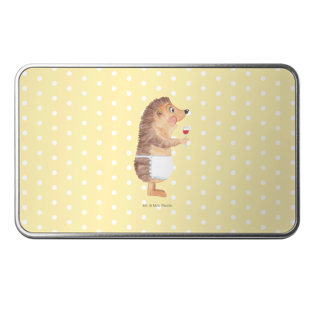 Metalldose rechteckig Igel mit Wein Blechdose, Metalldose, Blechbox, Container, Keksdose, Vorratsdose, Vorratsbox, Döschen, Versperbox, Vesperdose, Aufbewahrungsdose, Aufbewahrungsbox, Aluminiumdose, Dose, Tiermotive, Gute Laune, lustige Sprüche, Tiere, Wein Spruch, Igel, Geschenk Weintrinker, Geschenk Weinliebhaber, Wein Deko, Weinglas, Rotwein, Weißwein, Wein trinken