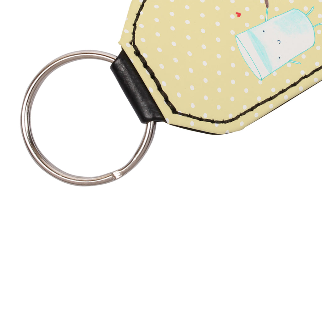 Rechteckig Schlüsselanhänger Milch & Keks Schlüsselanhänger, Anhänger, Taschenanhänger, Glücksbringer, Schutzengel, Tiermotive, Gute Laune, lustige Sprüche, Tiere, Milk, Cookie, Milch, Keks, Kekse, Kaffee, Einladung Frühstück, Motiv süß, romantisch, perfektes Paar