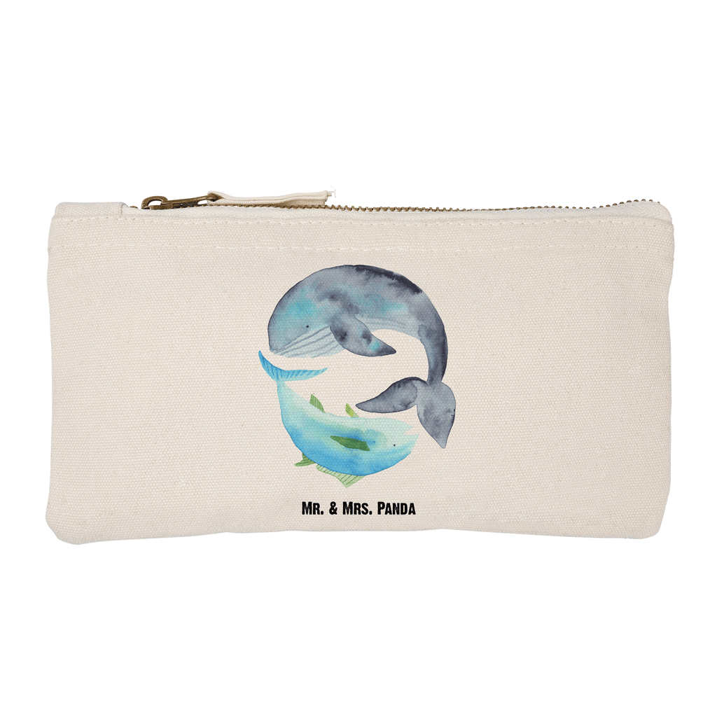 Schminktasche Walfisch & Thunfisch Schminktasche, Kosmetiktasche, Kosmetikbeutel, Stiftemäppchen, Etui, Federmappe, Makeup, XXL, Schminketui, Kosmetiketui, Schlamperetui, Tiermotive, Gute Laune, lustige Sprüche, Tiere, Wal, Wahl, Tunfisch, Wortwitz lustig, Spruch lustig, Flachwitz, Witz, Spruch des Tages, Flachwitz Geschenk