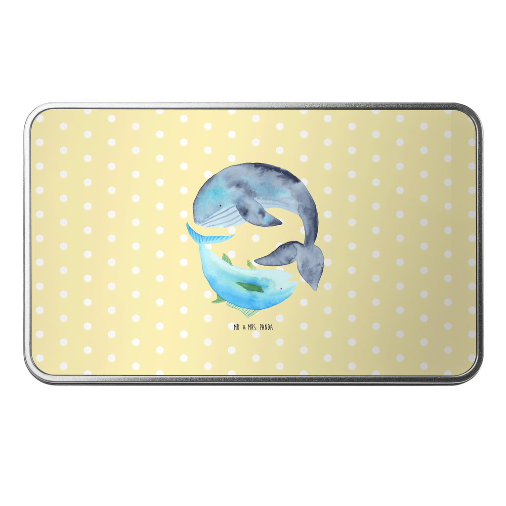 Metalldose rechteckig Walfisch & Thunfisch Blechdose, Metalldose, Blechbox, Container, Keksdose, Vorratsdose, Vorratsbox, Döschen, Versperbox, Vesperdose, Aufbewahrungsdose, Aufbewahrungsbox, Aluminiumdose, Dose, Tiermotive, Gute Laune, lustige Sprüche, Tiere, Wal, Wahl, Tunfisch, Wortwitz lustig, Spruch lustig, Flachwitz, Witz, Spruch des Tages, Flachwitz Geschenk